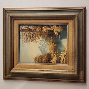 Vintage Oil on Canvas Painting signed by wells 8 X 10